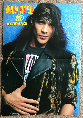 DAN REED - 1990 UK Magazine centrefold poster