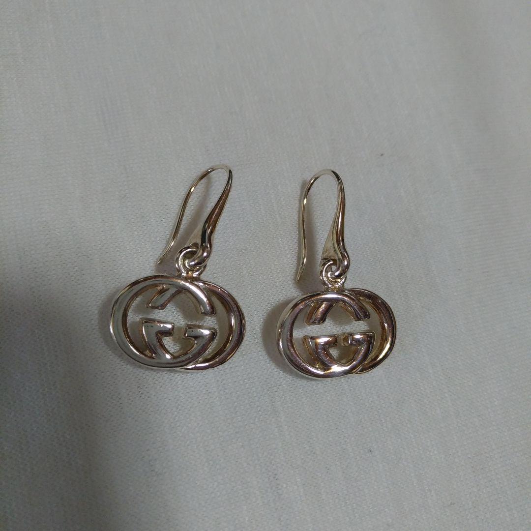 GUCCI Interlocking Double G Hook Type Pierced Ear… - image 7