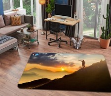 3D Movement Twilight O3762 Game Rug Mat Elegant Photo Carpet Mat Eve 2023