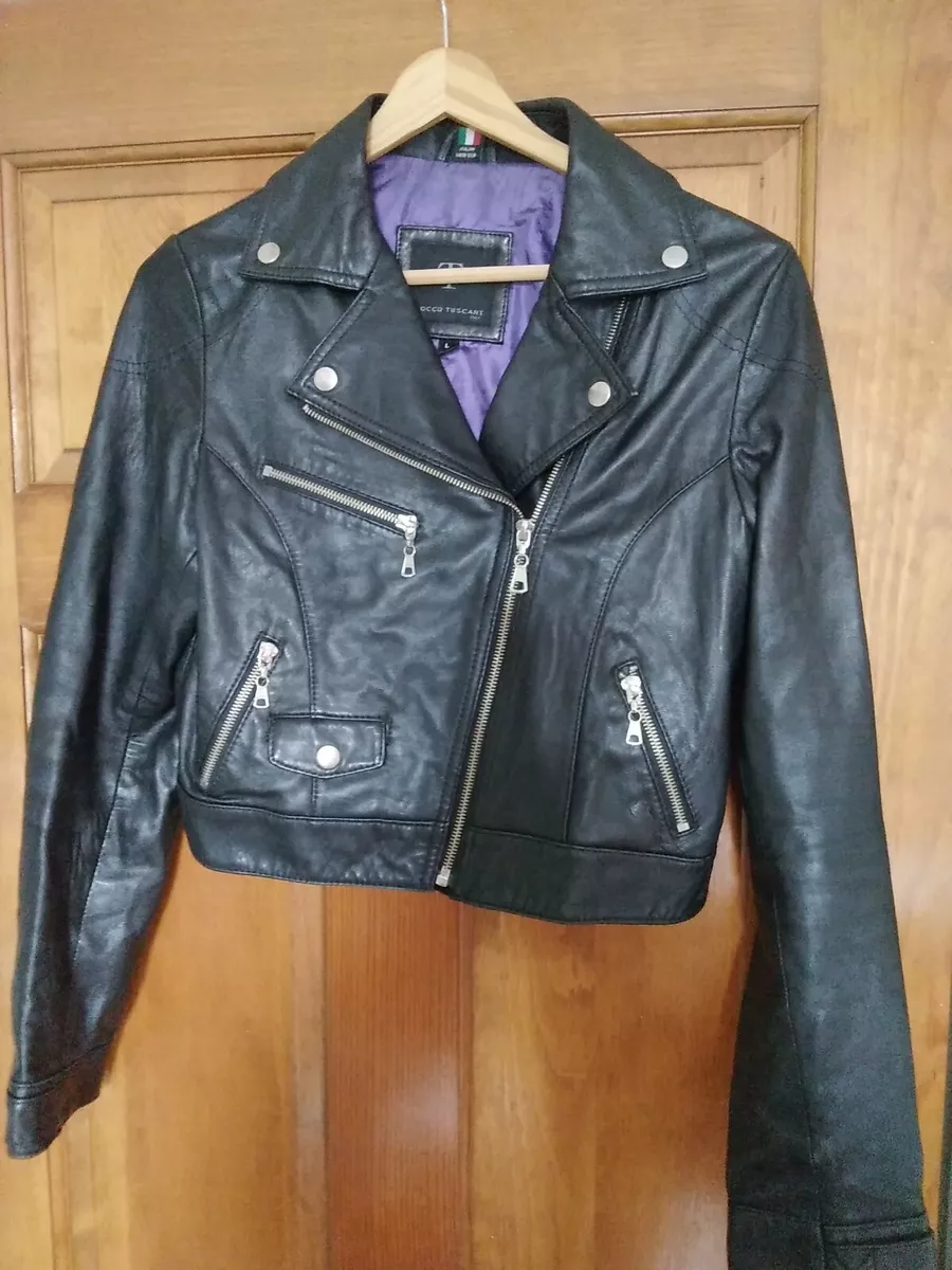 Ecco hotsell leather jacket