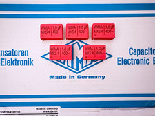5Pcs MKS4 1,0 F WIMA 1uF 400V Metallized Polyester Film Capacitor 10 P 27.5mm