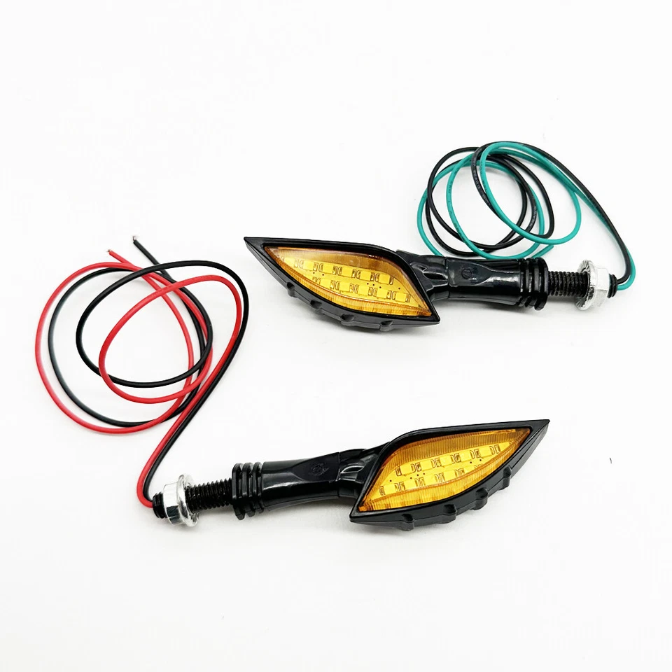 2x Motorcycle LED Turn Signal Light for Kawasaki Concours 1000 14 Eliminator 125 Foto 3 de 4