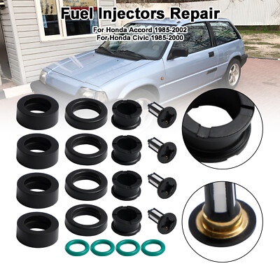 Fuel Injector Repair Kit O-Rings Seals For Honda Accord 1985-2002 Civic CRX