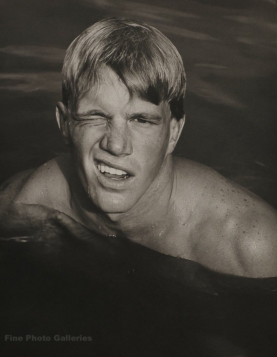 1989 Vintage BRUCE WEBER Male CHRISTIAN Lake Adirondack Photo