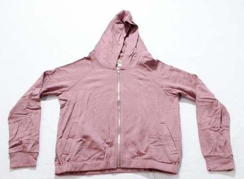 Sunset West Girl's Soft Bellah Fleece Zip Up Hoodie BL1 Light Pink Large NWT