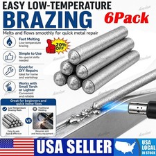 6Pack Low-Temperature Universal Welding Rods for Metal&mdash;Melt Easily New