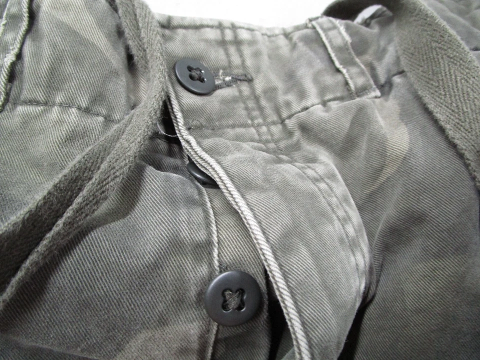 Abercrombie Fitch Shorts Mens 34 Green Camo 9" Skate Military Work - Image 3 of 4