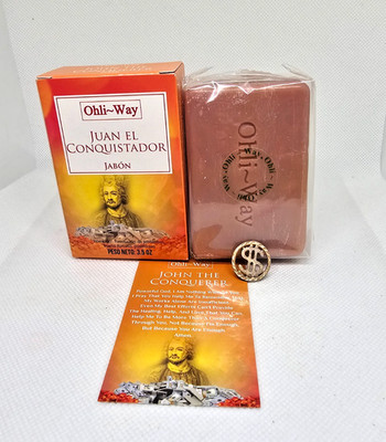 JABON JUAN EL CONQUISTADOR  / JOHN THE CONQUEROR SOAP ATRAE DINERO FORTUNA
