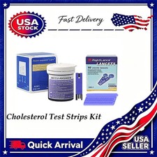 25 x Accu-Answer iSaw Blood Cholesterol Test Strip TC01 50Pcs Disposable Needle