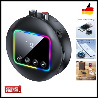 Bluetooth 5.4 HiFi Empfänge, 2-in-1 Bluetooth 5.4 Sender & Empfänger, NFC-Kon...