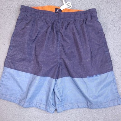 Tommy Hilfiger Swim Trunks Mens Medium 30 Waist Blue Colorblock Mesh Lining