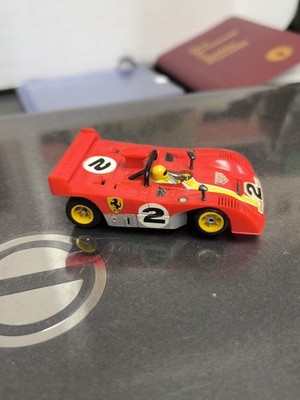 Aurora AFX #2 Red Ferrari G-Plus Slot Car