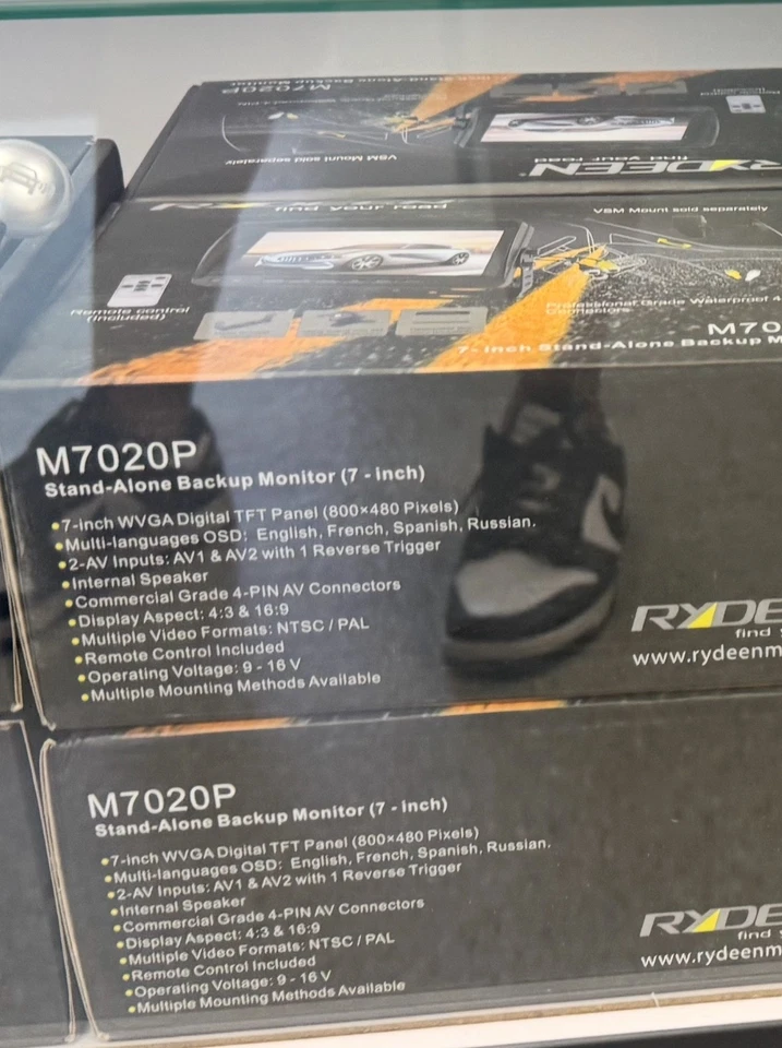 Rydeen M7020P Digital Stand Alone Backup Car Monitor Replaces M7000P - 7" - Image 2 of 2