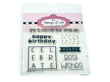 THE STAMPS OF LIFE CLEAR STAMPS CELEBRATIONS 4 KIT CLUB