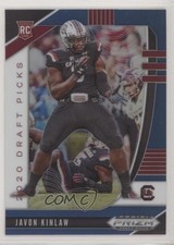 2020 Panini Prizm Draft Picks Rookies Blue Javon Kinlaw #161 fm0