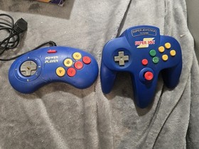 Lot of 7 Nintendo 64 & 1 NES VINTAGE Controllers.NES Controller In Untested