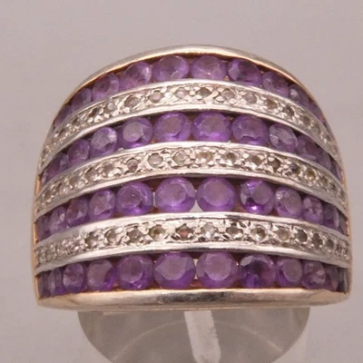 Ring Sterlingsilber 925 vergoldet modernes aufregendes Design mit Zirkonia - Bild 1 von 4