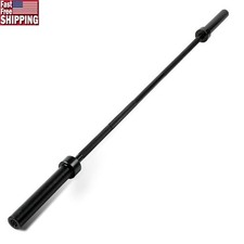6 ft Barbell Bar Olympic Weightlifting Bar 2 inch Rotating Sleeves 800-Pound