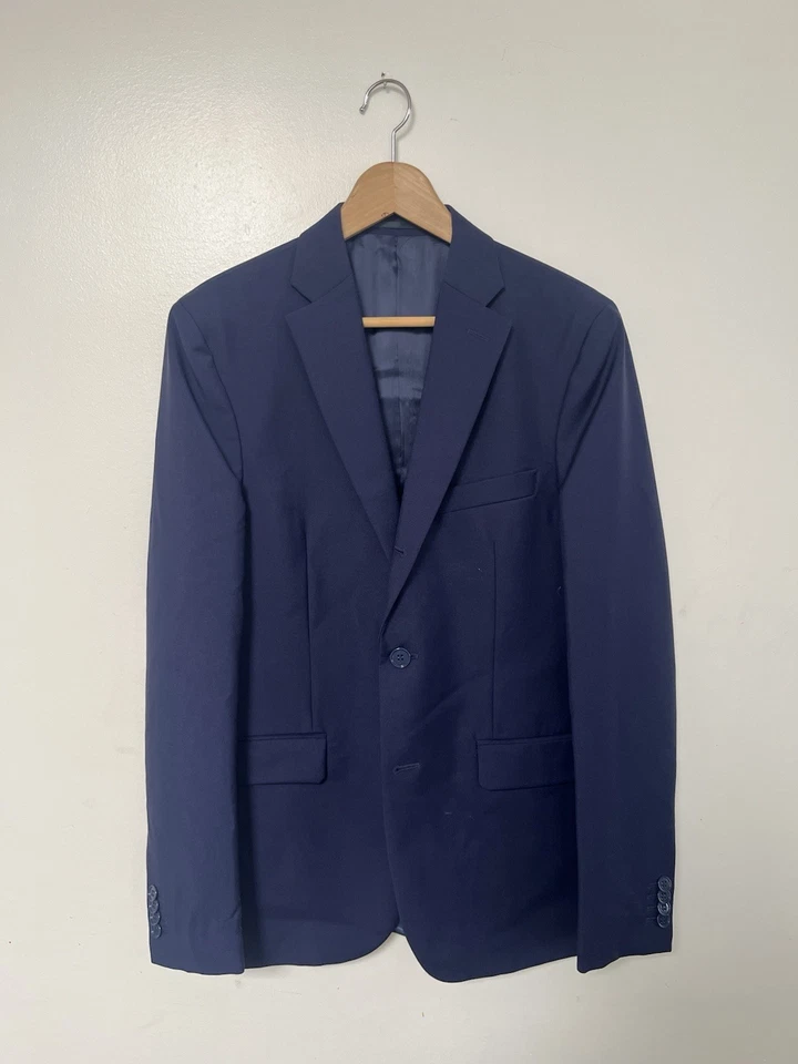 Acne Studios Navy Drifter suit Blazer AND Pants sz 48 used 3 three button - Image 2 of 4