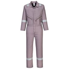 Portwest C814 Iona Enhanced Cotton Coverall Overall Grey Workwear Boiler Suit XL