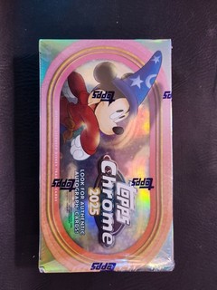 Lof of 2 2025 Topps Chrome Disney Hobby Sealed Boxes