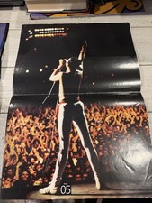 Vintage Queen Freddie Mercury Poster Lot Official Fan Club Concert Photo