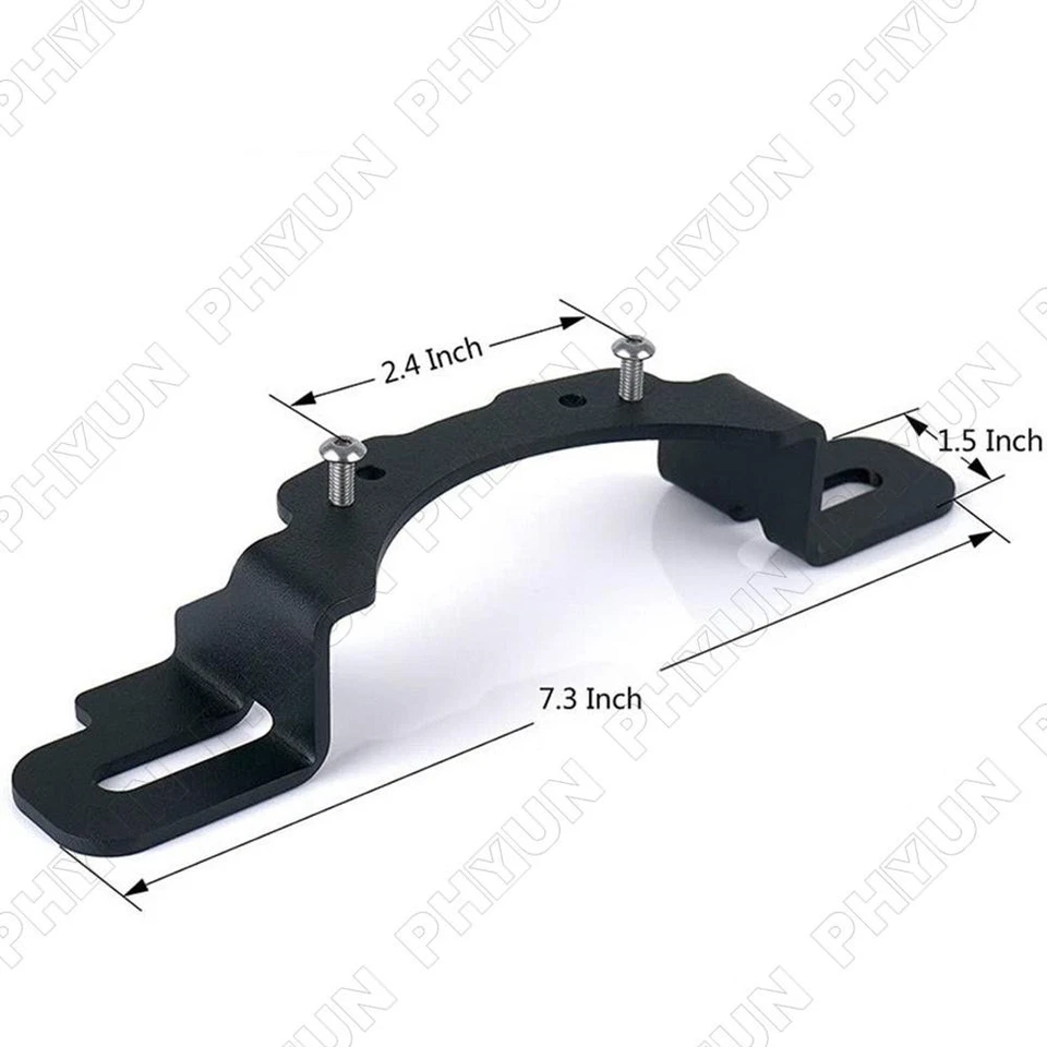 2Pcs LED Fog Light Brackets 4'' For 2013-2017 Jeep Wrangler JK 10th Front Bumper - Image 3 of 4