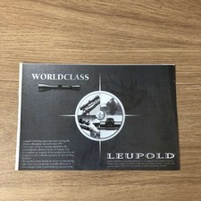 GUNS155 MAGAZINE ADVERT 6X9 LEUPOLD GOLD RING SCOPES