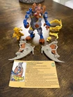 Vintage TMNT Wingnut and Screwloose Action Figure 100% Complete Playmates 1990