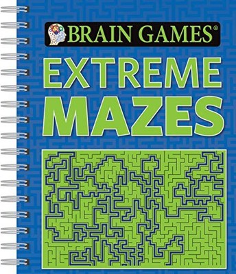 BRAIN GAMES - EXTREME MAZES By Publications International Ltd. **BRAND NEW**