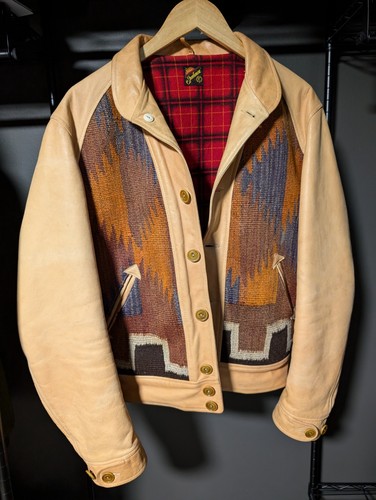 Sportsman Mister Freedom Campus Lawrence Jacket Size 40 / 42 Leather