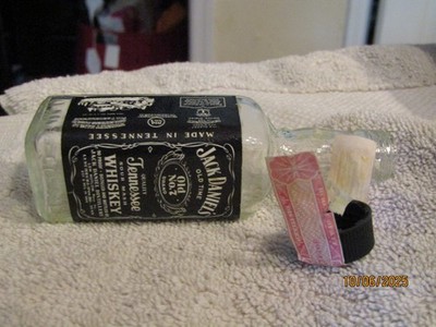 Vintage Jack Daniels No 7 Tennessee Whiskey 50ml Mini Glass Bottle '84 Tax Stamp
