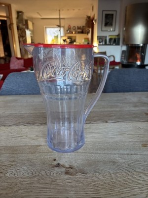 Krug Coca-Cola Kontur-Pitcher aus Kunststoff Retro 1,5 Liter Sammler