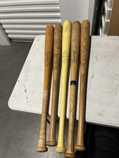 Lot Of 10 Vintage Louisville Slugger H&B Baseball Bats Rare Demaggio Maris Banks