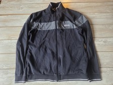 Hugo Boss Men's Tracksuit Jacket Full Zip-Up Long Sleeve Navy Blue Large