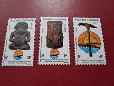 POLYNESIE NUM 153-155 * Charnière Art ANNEE 1980