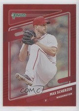 2021 Panini Donruss Variation Holo Red Max Scherzer (White Jersey) #206 05up