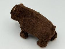 Vintage 1940's-1950's Wind Up Walking Bear Toy In Working Order