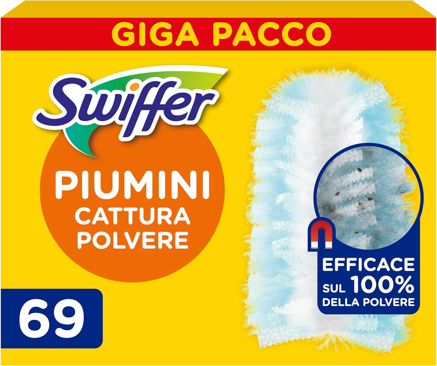 Kit 69 Piumini Catturapolvere Ricambio: Stop Polvere e Peli Animali