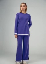 Knitted Coord Set 2 Piece Casual Wear Women's Cosy Outfit Premium Quality New