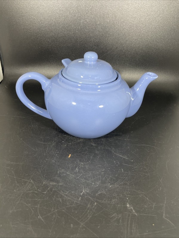Old Amsterdam 2 Cup Infuser Teapot Vivian Blue With Lid