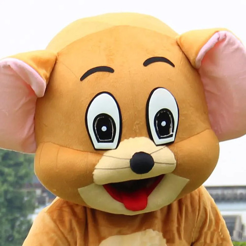 Tom Cat und Jerry Mouse Maskottchen Kostüm Verkleidung Outfit Weihnachten Erwachsenengröße - Bild 4 von 4