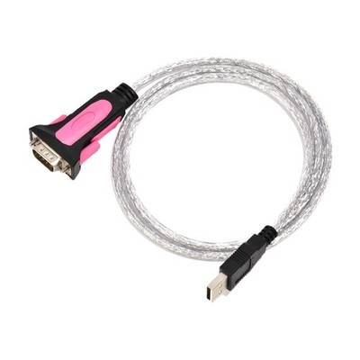 USB 2.0 zu DB9 RS232 Seriell Konverter 1.8M 9 Pin Computer Adapter Kabel FTDI