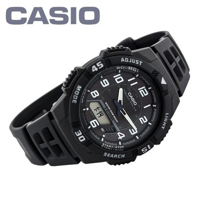 CASIO AQ-S800W-1BJH Tough Solar Power WR100m World Time Analog Digital Watch