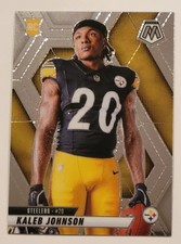 2025 Panini Mosaic 🏈 Card #289 Kaleb Johnson (RC) Pittsburgh Steelers