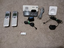 AT T EL52203 Handset Cordless Answering System With Caller ID NEEDS BATTERY