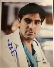 GEORGE CLOONEY SIGNED AUTOGRAPHED 8X10 PHOTO RARE FULL NAME ER BATMAN PSA COA J