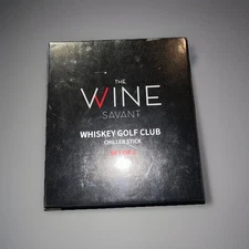 The Wine Savant Whiskey Golf Chiller Stick Set Of 2 Open Box