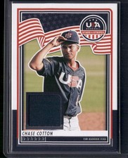 2025 Panini Stars & Stripes USA Baseball #USA-CC Chase Cotton 15U