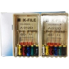 10 Packs Dental Endo K-FILE 25mm 015-040 Endodontic Root Canal Hand Use files